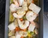 キャンプ飯！シーフードMIXカレーピラフ作り方1写真