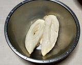 ささみと白菜の味噌ドレッシング和え作り方1写真