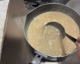 味噌味の卵粥作り方3写真
