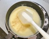 マッシュルームオムレツ♪チェダーソース作り方4写真