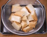 厚揚げと小松菜の生姜醤油のおかか和え😋作り方3写真