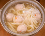 鶏のうま塩ゆずぽん煮込みうどん😘🍜作り方2写真