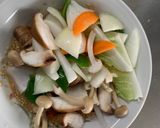 お一人様簡単洋風キムチチリ味豆腐野菜炒め作り方12写真