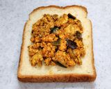 ドライカレーのホットサンド作り方1写真