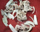 豚こま切れ肉とモヤシのオイスターソース炒め作り方3写真