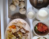 サツマイモ鶏肉の炊き込みご飯【幼児食兼】作り方6写真