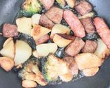 フライパンアヒージョ風油焼き作り方3写真