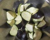 豚バラとナスの甜麺醤炒め作り方1写真