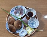 鯵としいたけのバター醤油炒め作り方1写真