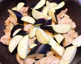 鶏肉と茄子の照焼バター炒め作り方5写真