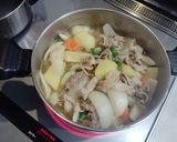 彩り肉じゃがいも作り方3写真