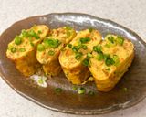 味付け簡単♪なめたけ入り卵焼き作り方4写真