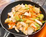 簡単！白菜と鶏むね肉の中華風炒め作り方7写真