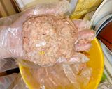 デミきのこ煮込みチーズｉｎハンバーグ作り方4写真