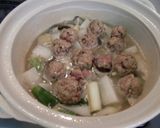＜カツオ団子鍋＞中華風♪作り方11写真