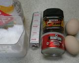 簡単コーヒーケーキ☆レンジ用タッパで作り方1写真