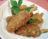肉巻きタケノコのフライ作り方4写真