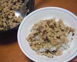 やさしい味✿こうや豆腐のそぼろ煮✿作り方5写真