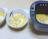 HBとホットケーキMIXで蒸しパンケーキ作り方3写真