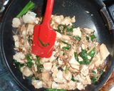 ☆にらと豆腐のスタミナ丼☆作り方4写真