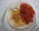 トマトコーンクリームパスタ作り方1写真