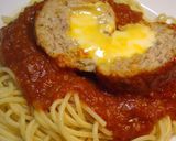 恐竜の卵を温めて♥トマトソーススパゲッティ。作り方6写真