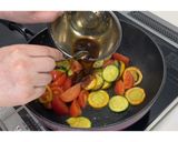 ズッキーニとトマトのにんにく醤油★動画有作り方13写真