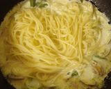 春キャベツとあさりのチャウダー風パスタ♪作り方23写真