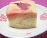 お花見✿簡単！桜の浮島（和風蒸しケーキ）作り方11写真