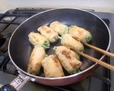 ♪薄揚げの春キャベツ巻き　照り焼き風味♪作り方7写真