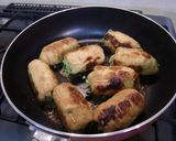 ♪薄揚げの春キャベツ巻き　照り焼き風味♪作り方8写真