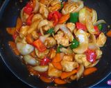 ヘルシー!鶏むね肉のケチャップ甘酢あん作り方5写真