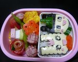 平面なキャラ弁☆まめっち＆ラブリっち♡作り方10写真