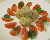 豚の角煮の超簡単ゴマだんご（角煮饅頭）作り方6写真
