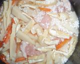 麺つゆで簡単炊き込み竹の子ご飯！作り方3写真