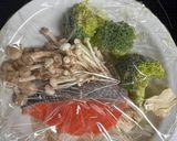 塩鮭と野菜のレンジ蒸し作り方1写真