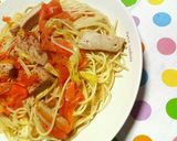 焼肉味✿かじきとたくさん野菜の❀パスタ✿作り方9写真