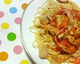 焼肉味✿かじきとたくさん野菜の❀パスタ✿作り方10写真