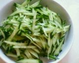熱冷？豚焼きしゃぶとキュウリのサラダ作り方1写真