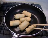 第2弾♪＜鮭と大葉の揚げロール焼き＞♪作り方5写真