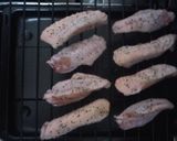 魚焼きグリルで手羽中のスパイシー焼き作り方2写真