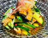 鰻ときゅうりの酢の物　　　　　　　うざく作り方7写真
