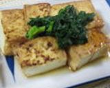油不要☆生姜だし風味の焼き豆腐作り方8写真