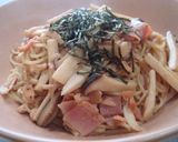 ★きのこパスタ・ガーリックしょうゆ味♪作り方7写真