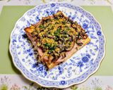 簡単居酒屋!キノコとハムのトーストサンド作り方3写真