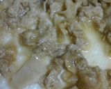 かき菜と豚肉の炒め物作り方5写真