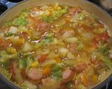 トマトたっぷりミネストローネ風スープ☆作り方5写真