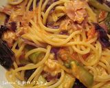 生ハム☆と赤キャベツ★のクリームパスタ♪作り方6写真