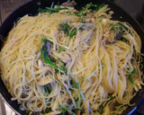 早いやん！水菜ときのことツナの和風パスタ作り方4写真