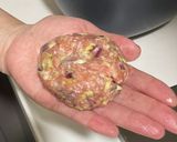 メンチカツ風ハンバーグとマッシュポテト作り方3写真